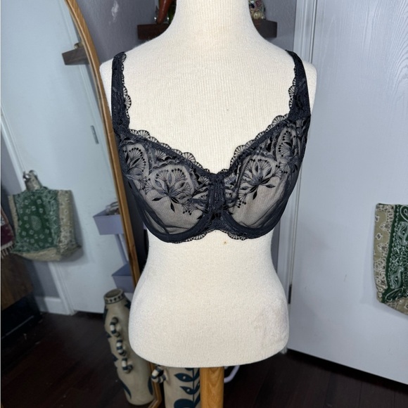 Soma Elegant Black Lace Bra - Picture 1 of 3